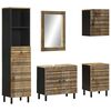 vidaXL 5 Piece Bathroom Furniture Set Solid Wood Mango
