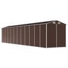 vidaXL Garden Shed Brown 191x980x198 cm Galvanised Steel