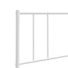 vidaXL Metal Replace Headboard White 180 cm
