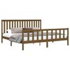 vidaXL Bed Frame without Mattress Honey Brown 200x200 cm Solid Wood Pine