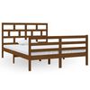 vidaXL Bed Frame without Mattress Honey Brown Solid Wood 140x200 cm