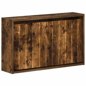 vidaXL Wall-Mounted Shoe Cabinet ZWOLLE 71 x 17 x 43 cm Smoked Oak