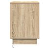 vidaXL Bedside Cabinet with Drawer 2 pcs Sonoma Oak 39 x 34.5 x 50 cm