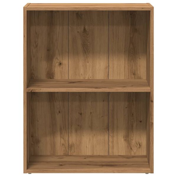 vidaXL Bookcase Artisian Oak 60x30x77 cm Engineered Wood