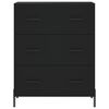 vidaXL Sideboard Black 69.5x34x90 cm Engineered Wood