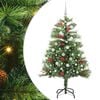 vidaXL Artificial Christmas Tree Green 150 cm PVC and Metal