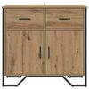 vidaXL Sideboard with Drawer Artisan Oak 79.5 x 35.5 x 74.5 cm