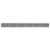 vidaXL Garden Raised Bed Galvanised Steel 600x80x45 cm Grey