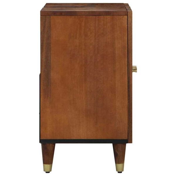 vidaXL Sink cabinet Honey Brown 62 x 33 x 58 cm Solid Mango Wood