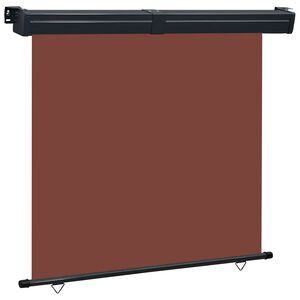 vidaXL Balcony Side Awning 175x250 cm Brown