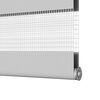 vidaXL Zebra Blind Light Grey 55x230 cm Fabric Width 50.9 cm Polyester