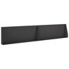 vidaXL Retaining Wall 2 pcs 100 x 12 x 40 cm Steel Black