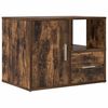 vidaXL Corner Cabinet Smoked Oak 160x40x45 cm Engineered Wood