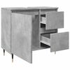vidaXL Bathroom Cabinet Concrete Grey 65x33x60 cm Engineered Wood