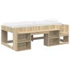 vidaXL Kids'Bed Frame with Storage Sonoma Oak 98.5 x 200 cm
