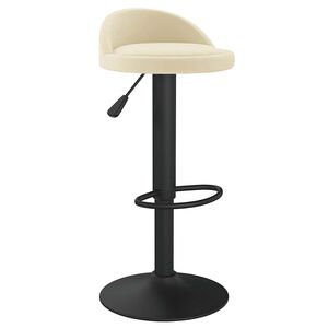 vidaXL Bar Stool Cream Velvet