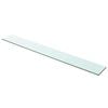 vidaXL Glass Panel | Clear | Tempered glass | 100 x 12 x 0.8 cm
