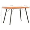 vidaXL Desk Brown 90x50x79 cm