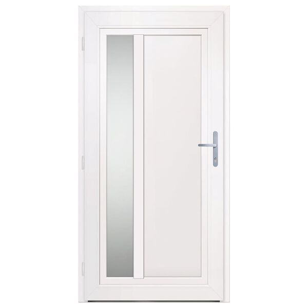 vidaXL Front Door Anthracite 108x208 cm PVC