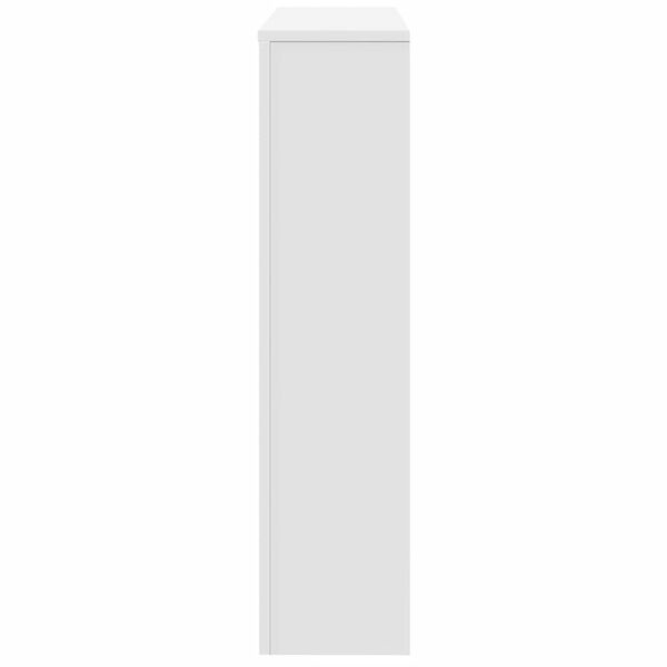 vidaXL Radiator Cover White 149x20x82 cm Engineered Wood