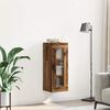 vidaXL Wall Mounted Cabinet Old Wood 34.5 x 34 x 90 cm