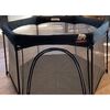 DERYAN Portable PlayPen 135x135x75 cm Black