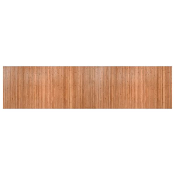 vidaXL Rug Rectangular Nature 100x400 cm Bamboo