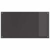 vidaXL Kitchen Backsplash 2 pcs Dark Grey 110 x 60 cm Tempered Glass