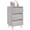 vidaXL Bedside Cabinet Grey Sonoma 40x35x69 cm Engineered Wood