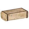 vidaXL Tray with Storage 4 pcs Brown 30 x 15 x 9 cm Solid Reclaim Wood