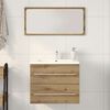 vidaXL Bathroom Sink Cabinet Artisan Oak 60x38.5x48 cm Engineered Wood