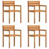 vidaXL 5 Piece Garden Dining Set Solid Wood Acacia