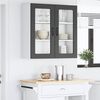 vidaXL Kitchen Cabinet with Door Black 80 x 31 x 80 cm Engineered Wood