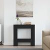 vidaXL Fireplace Surround Black Oak 81x18x82 cm Engineered Wood