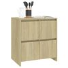 vidaXL Sideboard Sonoma Oak 70x41x75 cm Engineered Wood