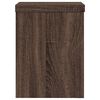 vidaXL Plant Stands 2 pcs Brown Oak 15x15x20 cm Engineered Wood
