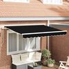 vidaXL Awning Replacement Fabric Black 330 x 245 cm Polyester