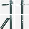 vidaXL Fence Post 26 pcs Green 3.2 x 3.2 x 190 cm