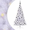 vidaXL Artificial Christmas Tree with Stand White 180 cm PVC and Steel