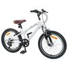 vidaXL Kids Mountain Bike 20'' 6-Speed for 5-8 Years Old White