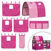 vidaXL Kids' Loft Bed with Tunnel without Mattress Pink 90x200 cm