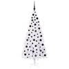 vidaXL Artificial Christmas Tree with Stand White 180 cm PVC and Steel