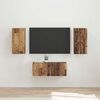 vidaXL TV Cabinet Set Wall-mounted 6 pcs Old Wood Engineered Wood
