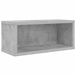 vidaXL CD Storage Rack Concrete Grey 40 x 17 x 17 cm Engineered Wood
