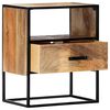 vidaXL Nightstand 40x30x50 cm Solid Mango Wood