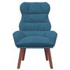 vidaXL Armchair Blue 69 x 74 x 93 cm Velvet