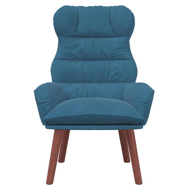 vidaXL Armchair Blue 69 x 74 x 93 cm Velvet