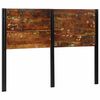 vidaXL Headboard 140 cm Solid Wood Reclaimed and Iron