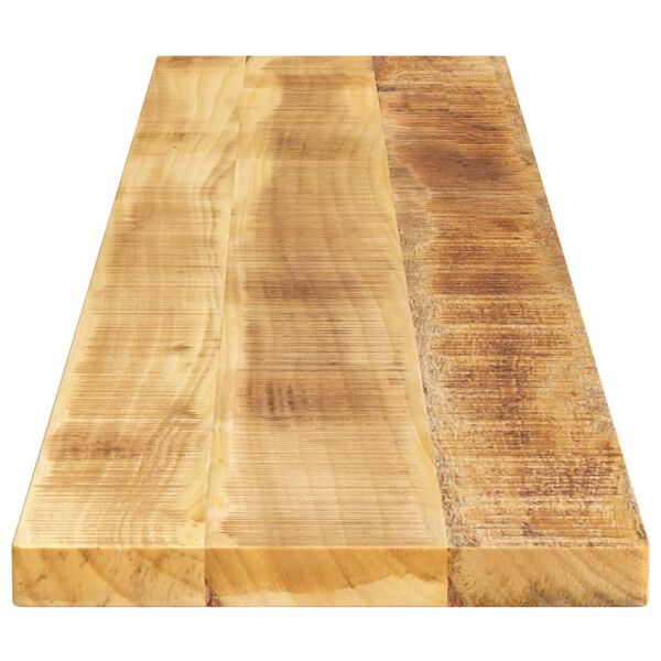 vidaXL Table Top 140x40x2.5 cm Rectangular Solid Wood Rough Mango