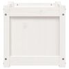vidaXL Garden Planter White 40x40x40 cm Solid Wood Pine